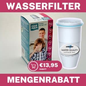 Mengenrabatt AzurAqua® Wasserfilter